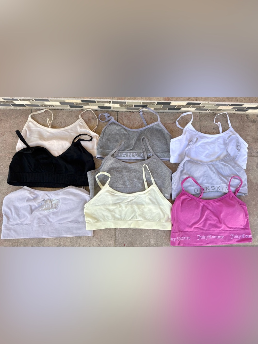 Assorted Girl (L) Bralettes bundle (9)